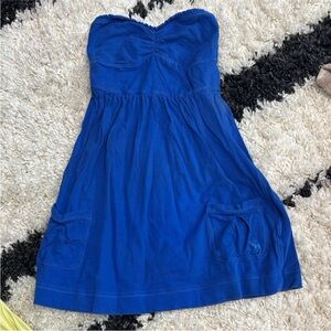 Abercrombie & Fitch Blue Strapless